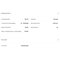 Stiga SWS 800 G fejemaskine 