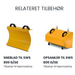 Stiga SWS 800 G fejemaskine 