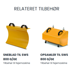 Stiga SWS 800 GE fejemaskine med Elstart