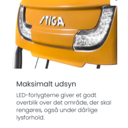 Stiga SWS 800 GE fejemaskine med Elstart