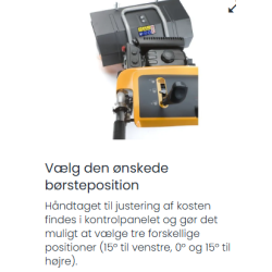 Stiga SWS 800 GE fejemaskine med Elstart