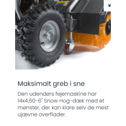 Stiga SWS 800 GE fejemaskine med Elstart