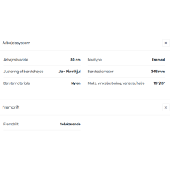 Stiga SWS 800 GE fejemaskine med Elstart
